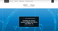 Desktop Screenshot of iroczone.com